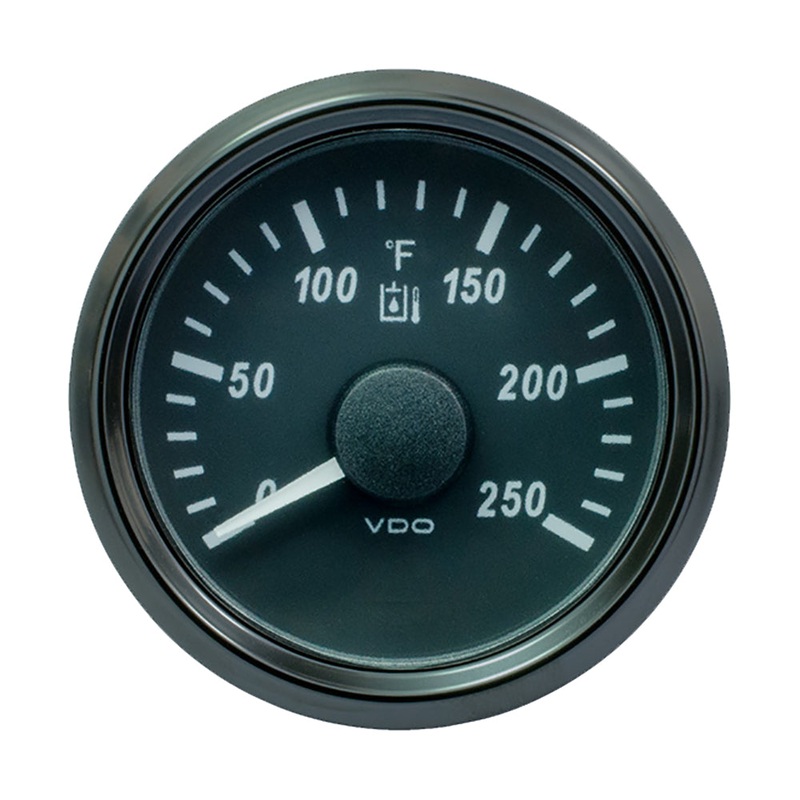 VDO SingleViu 52mm (2-1/16) Hydraulic Oil Temp. Gauge – 250F – 291-22 Ohm [A2C3916310030]