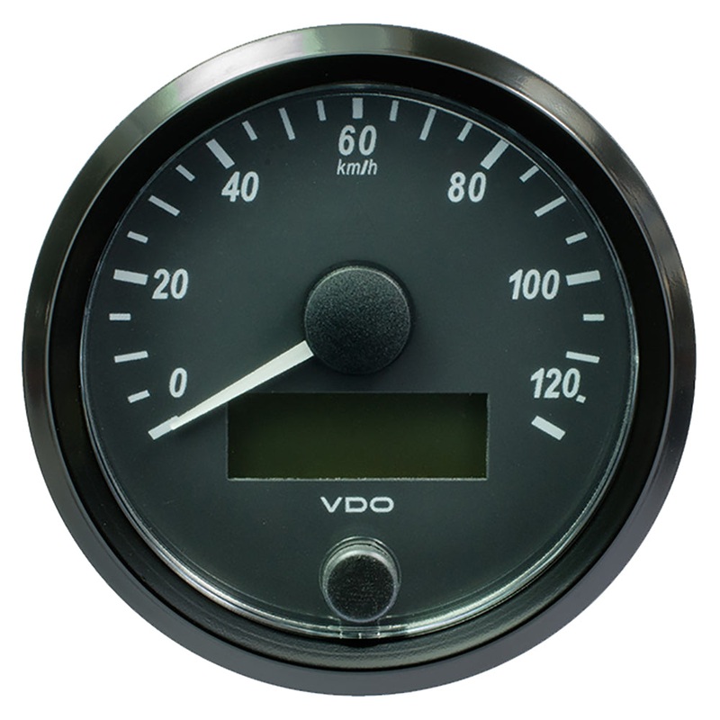 VDO SingleViu 80mm (3-1/8) Speedometer – 120 KM/H [A2C3832910030]