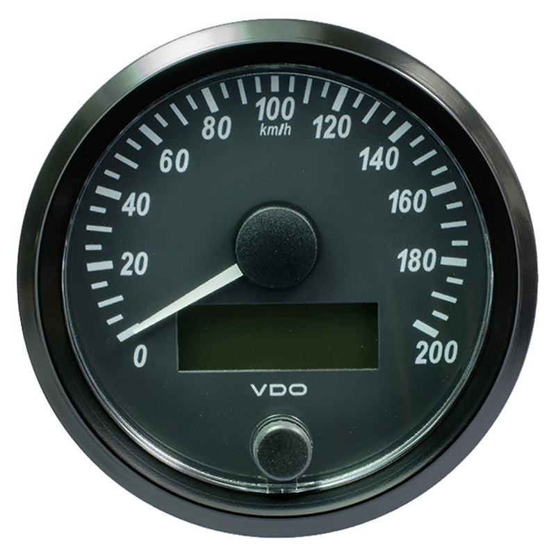 VDO SingleViu 80mm (3-1/8) Speedometer – 200 KM/H [A2C3832940030]