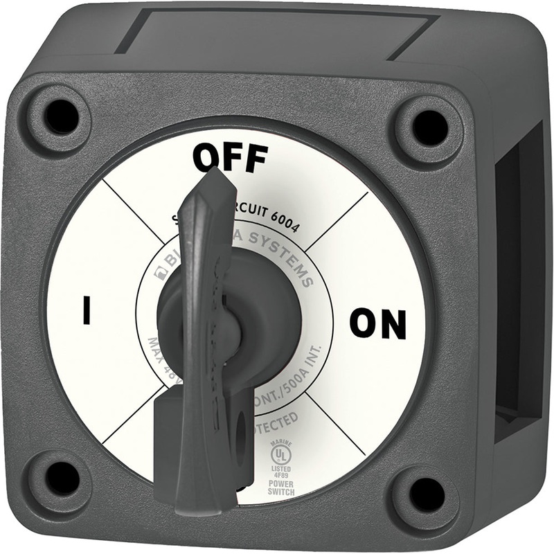 Blue Sea 6004200 Single Circuit ON-OFF w/Locking Key – Black [6004200]