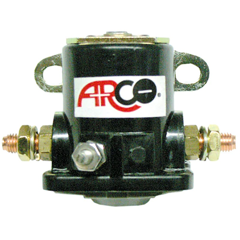 ARCO Marine Original Equipment Quality Replacement Solenoid f/Chrysler  BRP-OMC – 12V, Grounded Base [SW774]