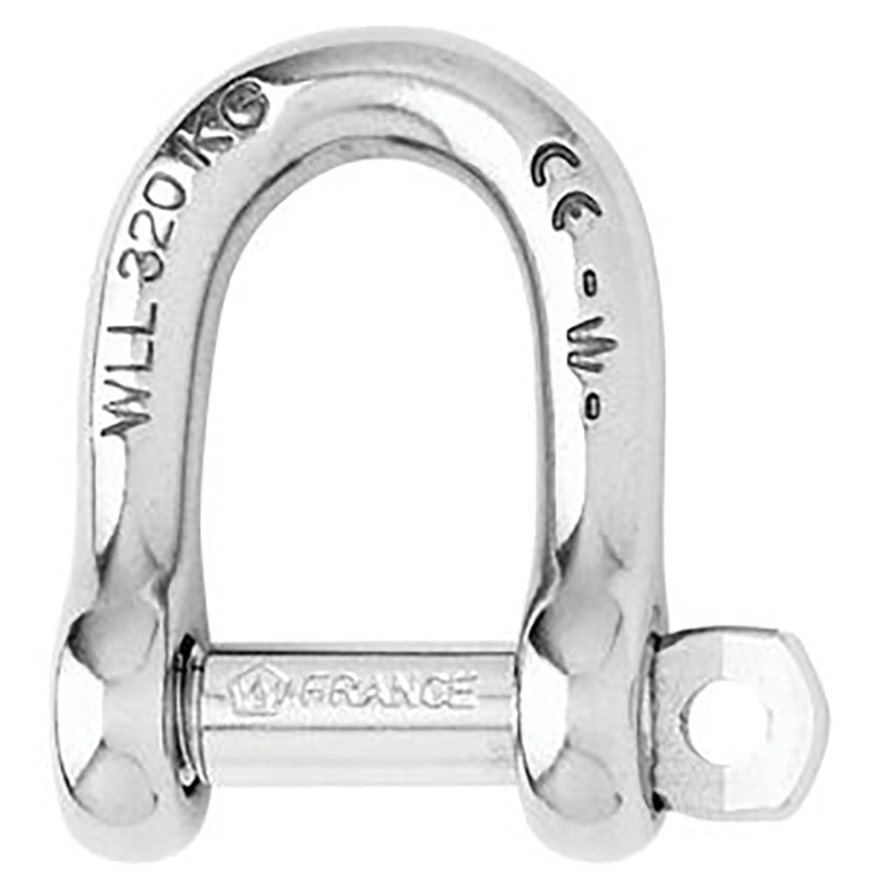 Wichard Not Self-Locking D Shackle – 14mm Diameter – 9/16 [01207]
