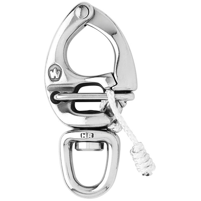 Wichard HR Quick Release Snap Shackle With Swivel Eye – 80mm Length – 3-5/32 [02674]