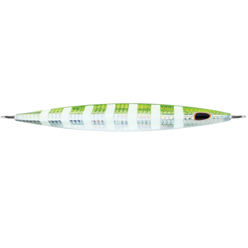 Williamson Kensaki 120 Jig – 5.25 – 4.25oz – UV Green Sardine Zebra [KSJ120UVGSZ]