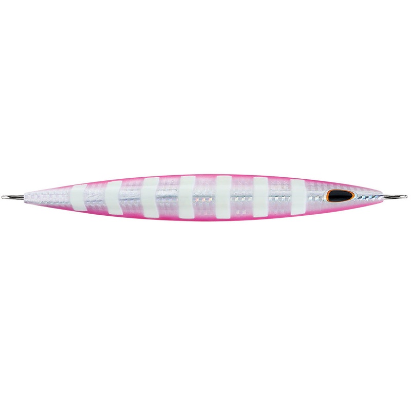 Williamson Kensaki 220 Jig – 6.75 – 7.75oz – Silver Pink Zebra [KSJ220SPZ]