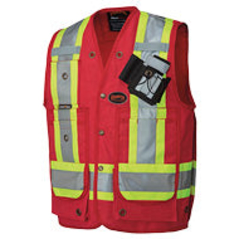 Surveyor’s / Supervisor’s Vest, Red or Black