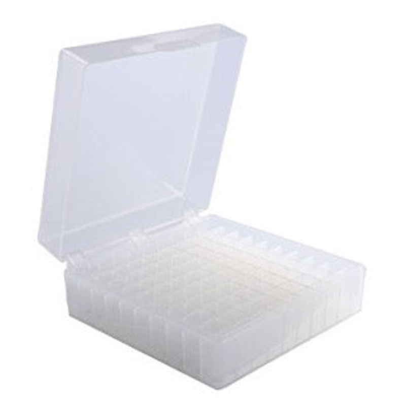 Polypropylene Storage Box for Microcentrifuge Tubes, 100 Place
