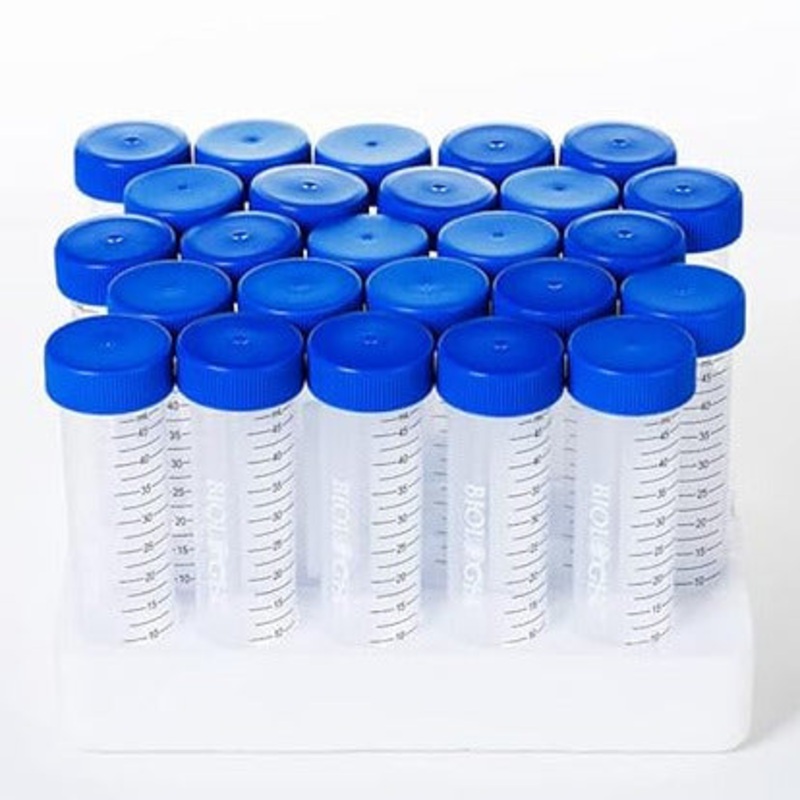 Centrifuge Tube, Conical Bottom, Plain, 50 ml, Polypropylene Tube, Case of 500