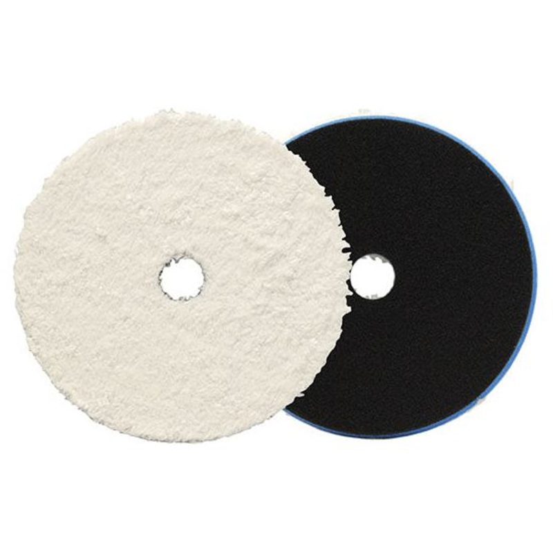 Lake Country HDO Fiber Heavy Cutting Pad (3.5/5.5/6.5 Inch) (White/Blue)