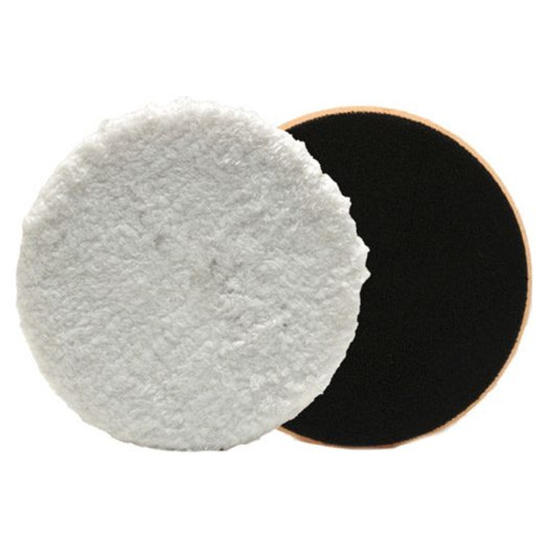 Lake Country HDO One-Step Light Cutting Fiber Pad (3.5/5.5/6.5 Inch) (White/Orange)