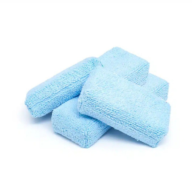 The Rag Company Microfiber Interior Detailing Sponge Applicator Blue