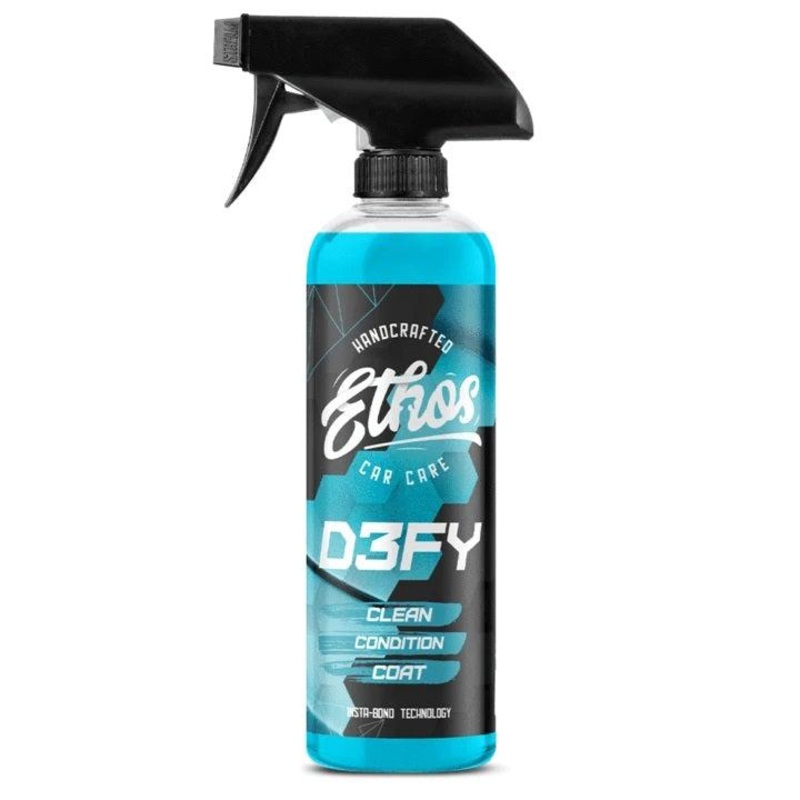 ETHOS DEFY Spray Coating +Protects +Waterless cleaner