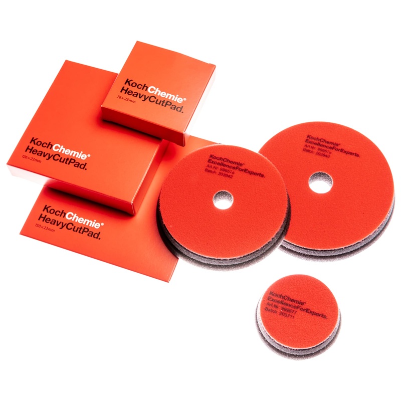 Koch Chemie Heavy Cut Pad|76mm (3 Inch)|126mm (5 Inch)|150mm (6 Inch)