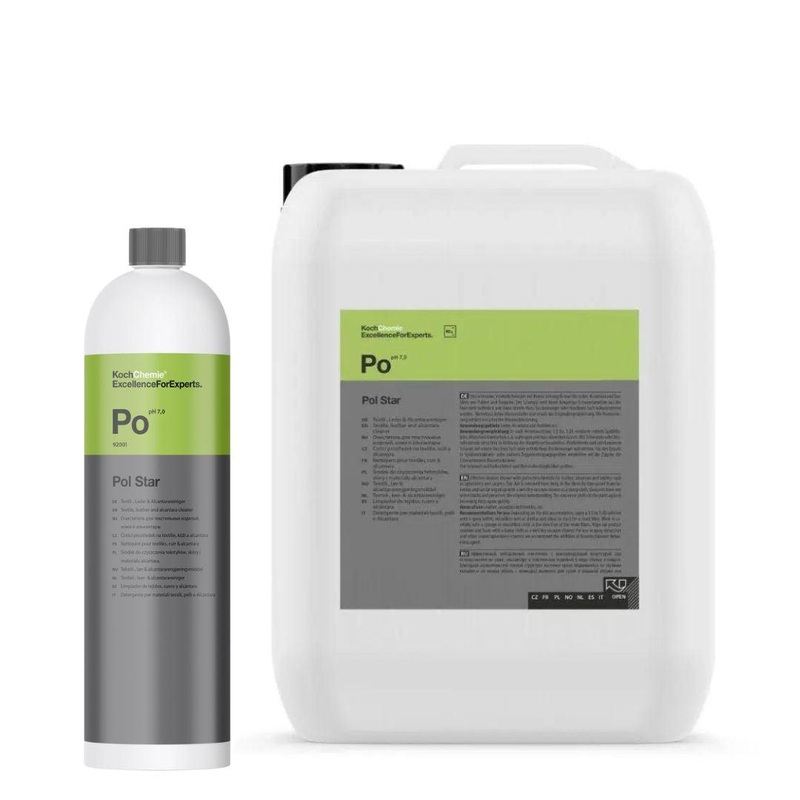 Koch Chemie Pol Star PO Textile, Leather & Alcantara Cleaner 1L/5L