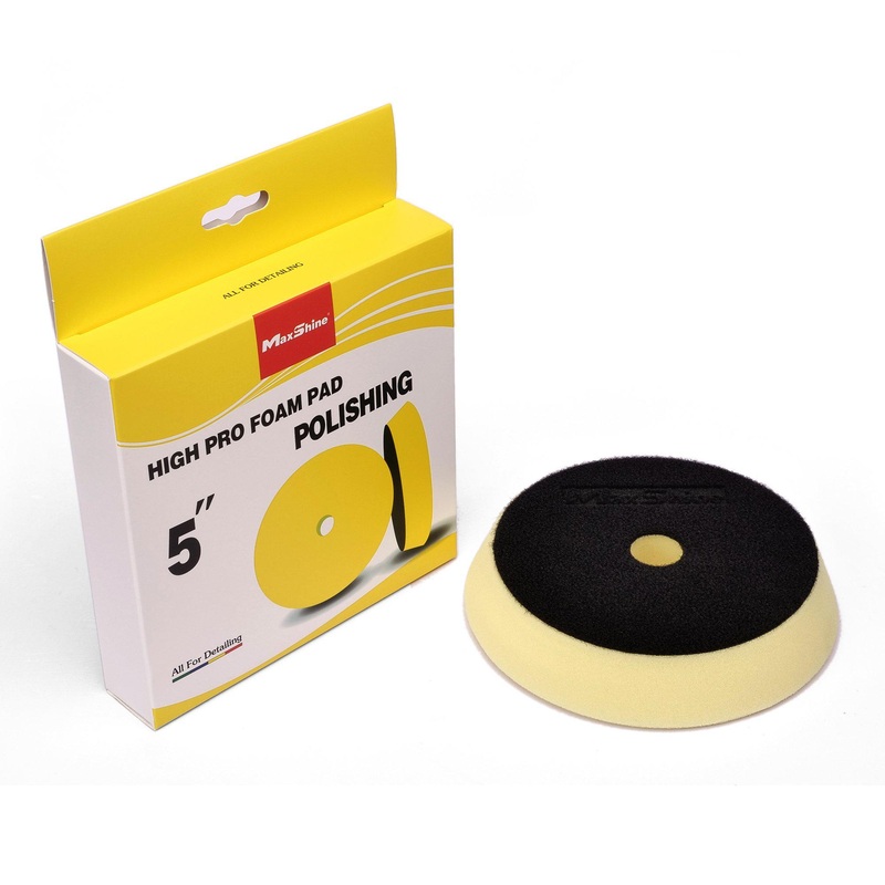 MAXSHINE High Pro Yellow Foam Polishing Pad – German Foam