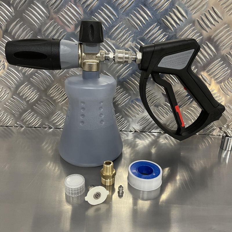 MTM HYDRO SPRAY GUN & FOAM CANNON PRO KIT QC with SS swivel