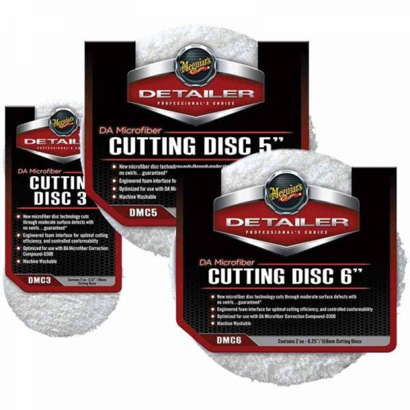 Meguiars DMC DA Microfiber Cutting Pads (TWIN PACK)
