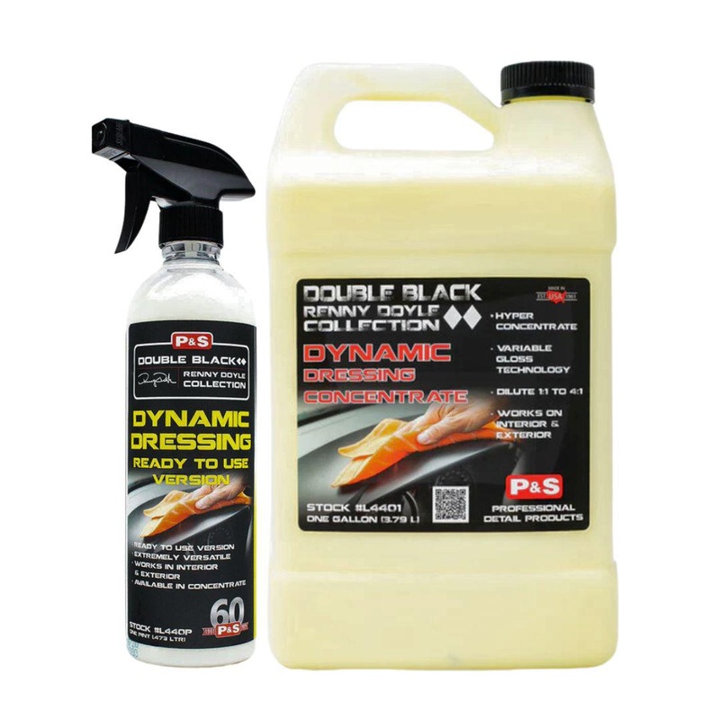 P&S Dynamic Dressing- Double Black for Tyre/Trim/Engine
