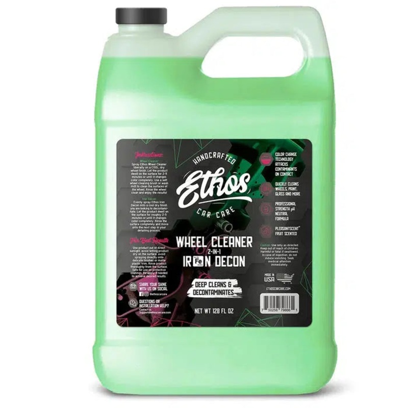 Ethos Wheel Cleaner + Iron Decon Version2 (473ml/3.8L)