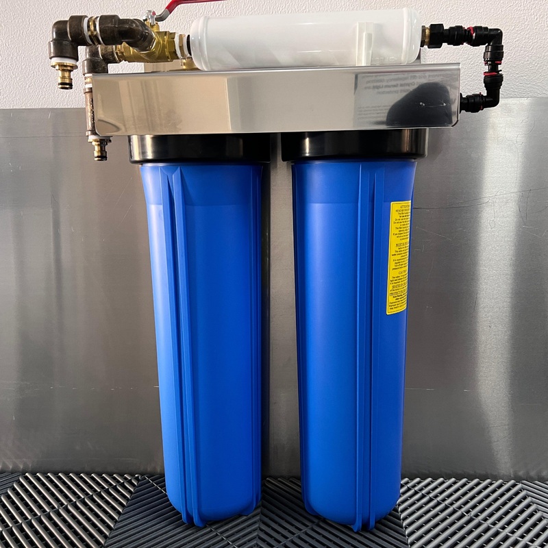 DS Water Filtration De-ionizing System Bundle (Twin with Carbon Filter)