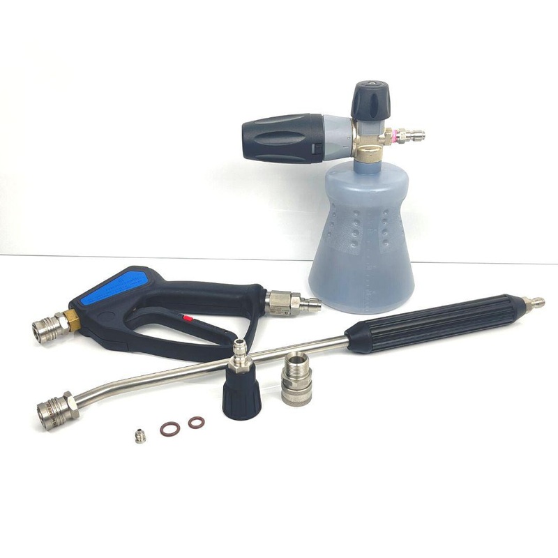 Mosmatic Package v2 Gun/Lance/Foamer Bent Spec Wand with Int. Stainless Live Swivel