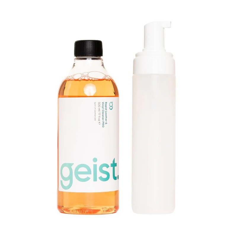 Geist Rapid Leather & Vinyl Cleaner PRO Strong 500 ml / 16.75 fl.oz with foam bottle