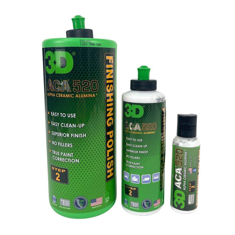 3D ACA 520 Finishing Polish|Sample bottle (60ml)|236ml|946ml