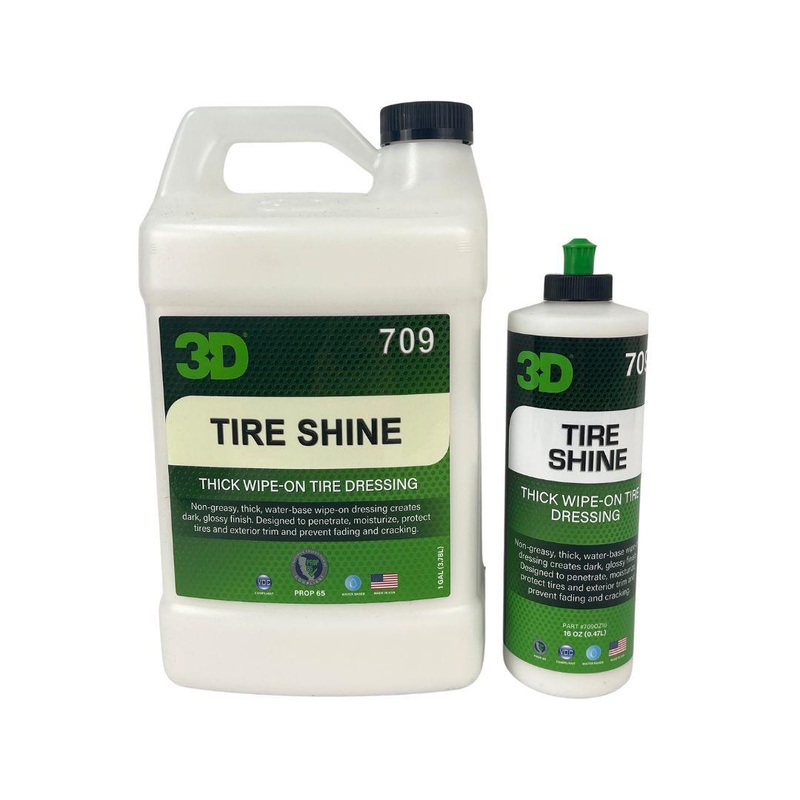 3D Tire Shine Glossy finish (473ml/3.78L)