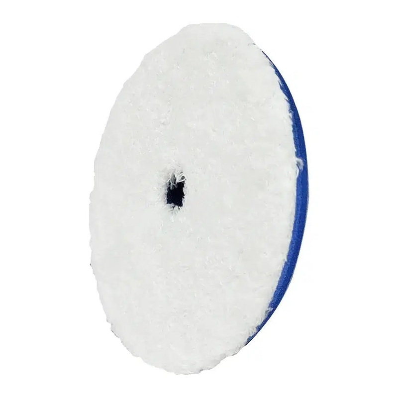 Buff and Shine Uro Fiber Microfiber white fibers (blue Foam) Cutting Pad (3/5/6Inch)