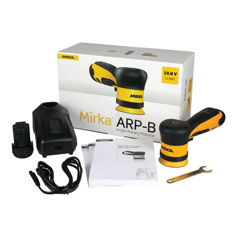 Mirka Rotary 3 Inch ARP-B 300NV Cordless Polisher Bundle